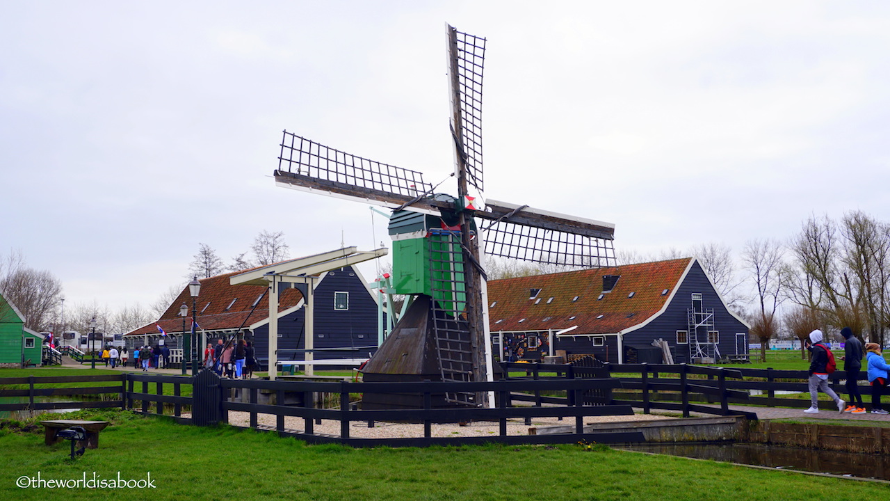 Zaanse Schans miniature windmill