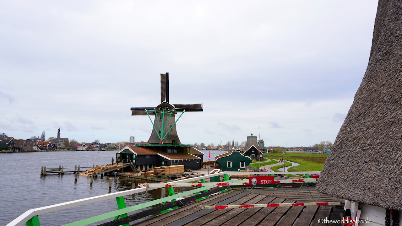 Zaanse Schans windmill panorama