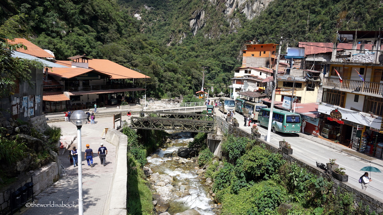 Aguas Calientes bus stop