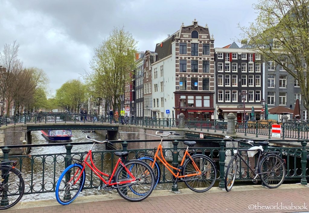 Biking in Amsterdam