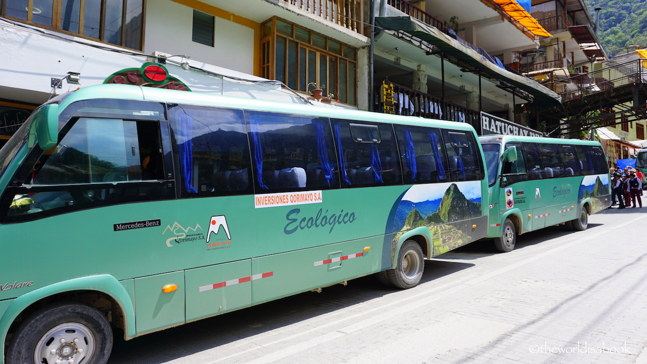 Bus to Machu Picchu