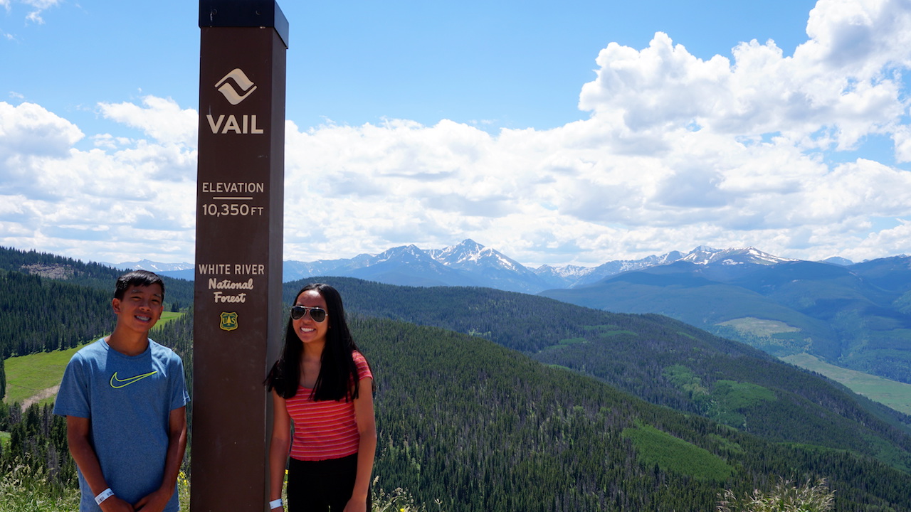 Vail Mountain with kids