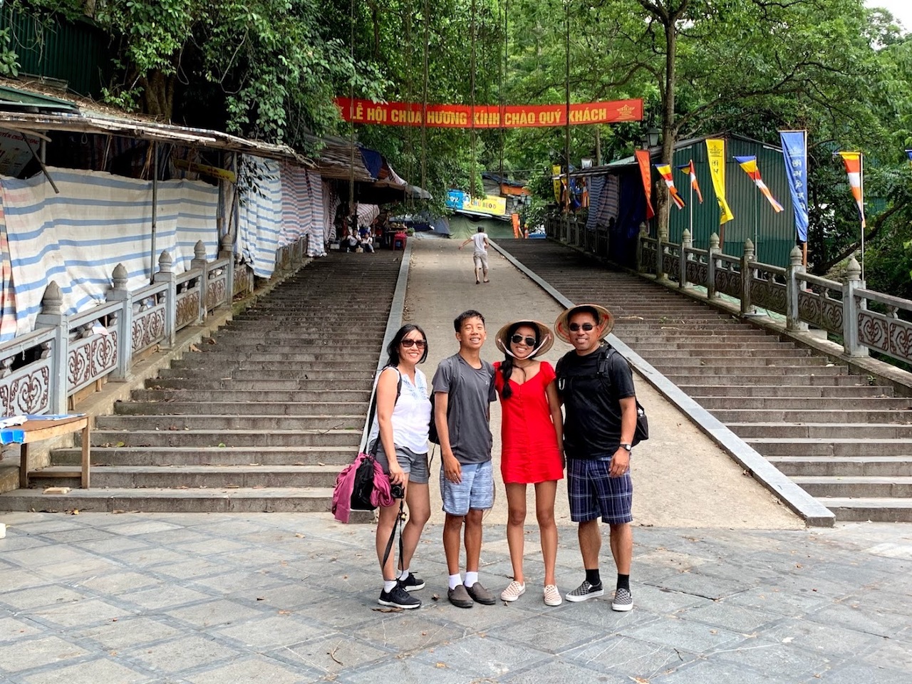 Vietnam Perfume Pagoda with kids