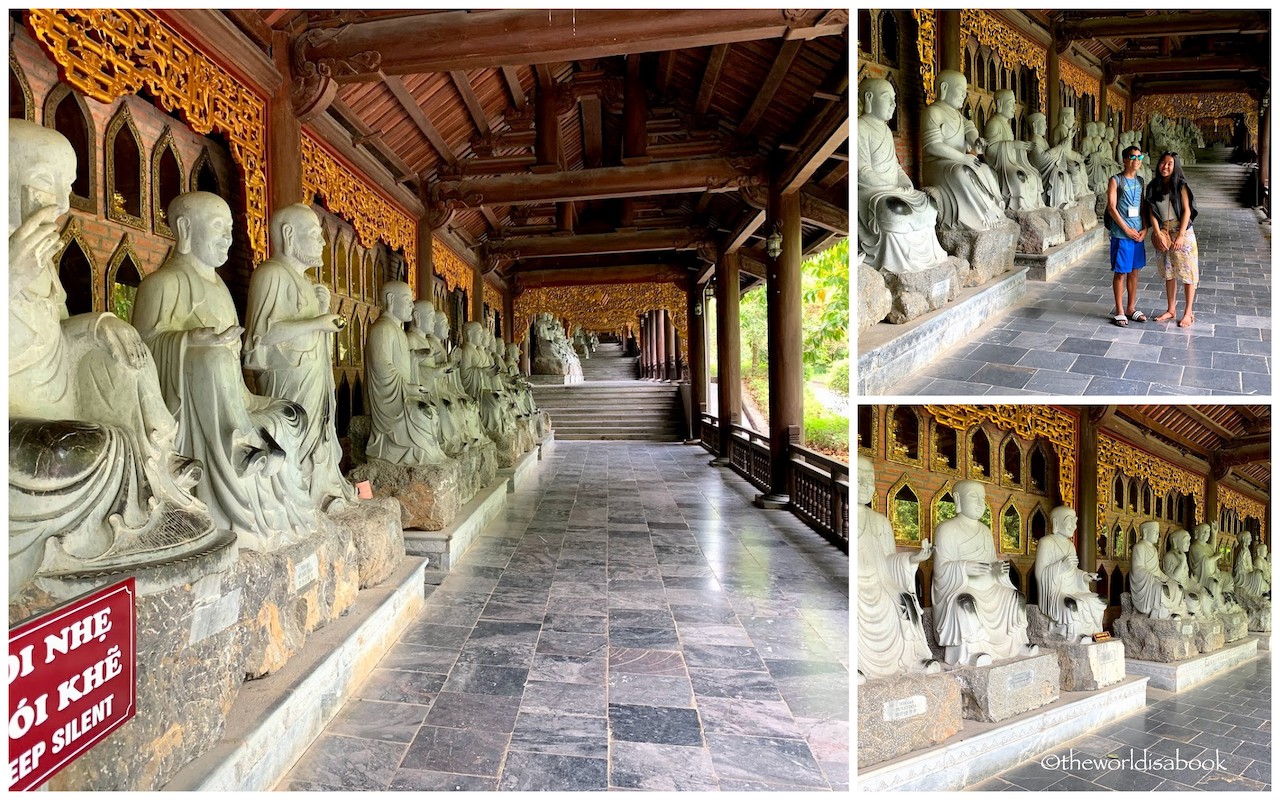 Bai Dinh Pagoda Buddha Arhat statues