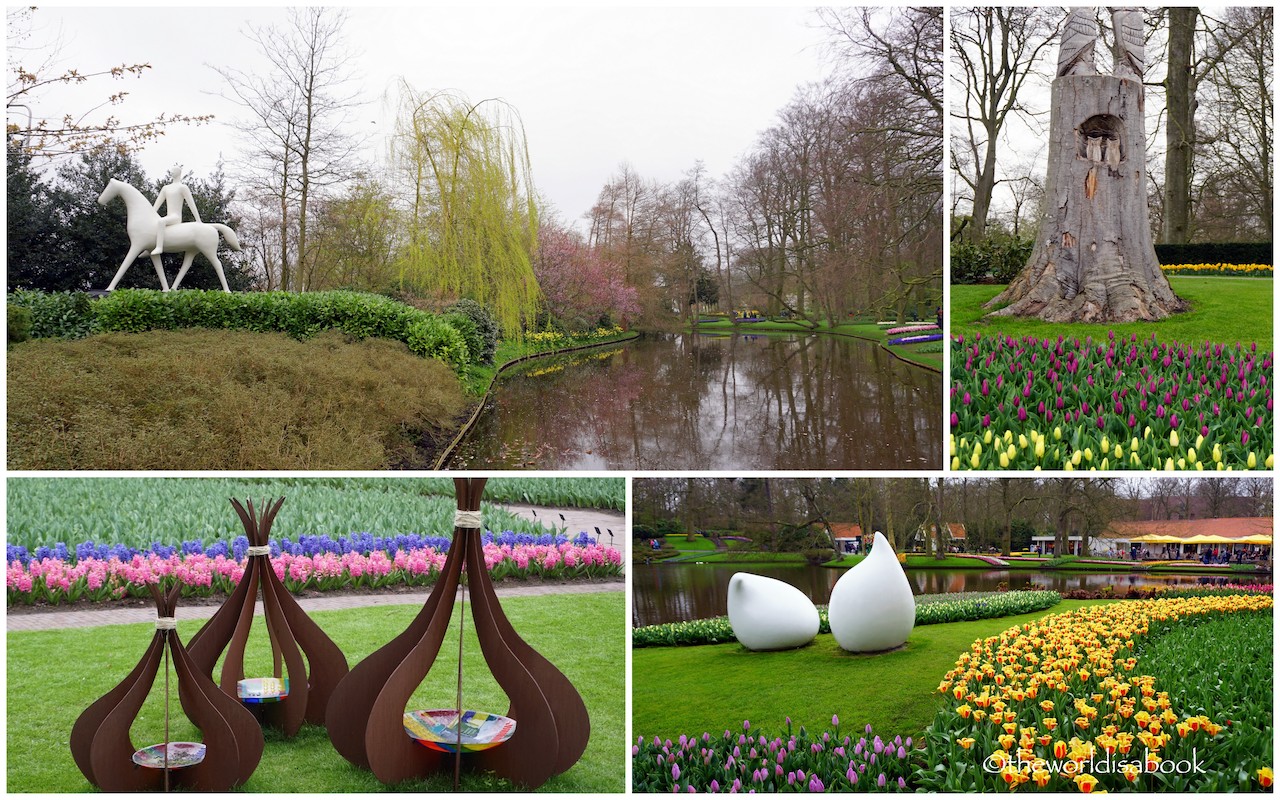 Keukenhof Gardens sculptures