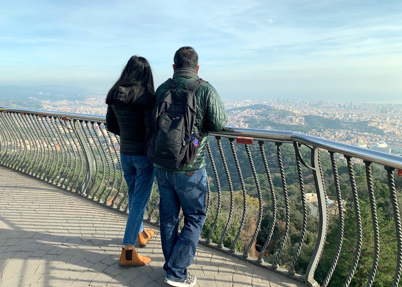 Tibidabo panoramic view