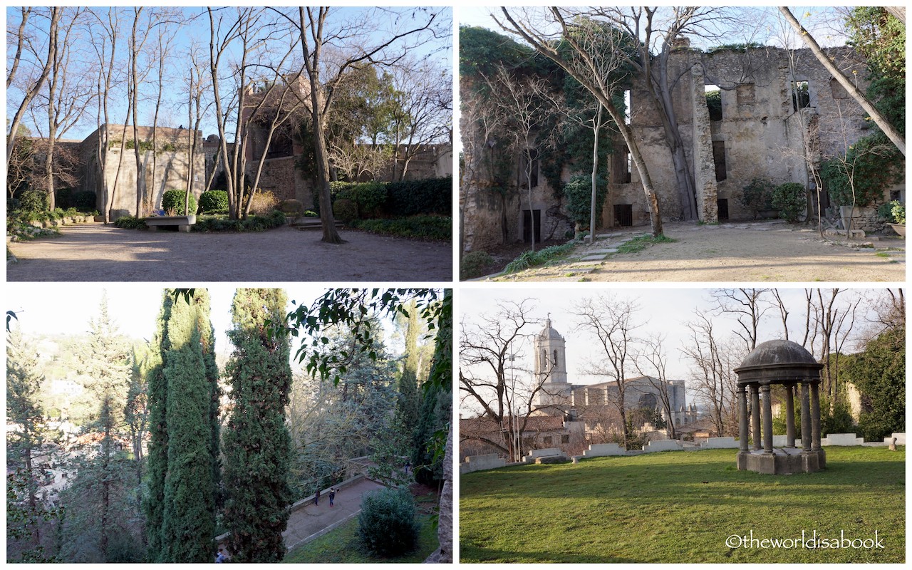 Girona French Garden by cathedral