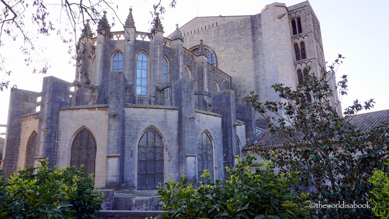 Girona cathedral back