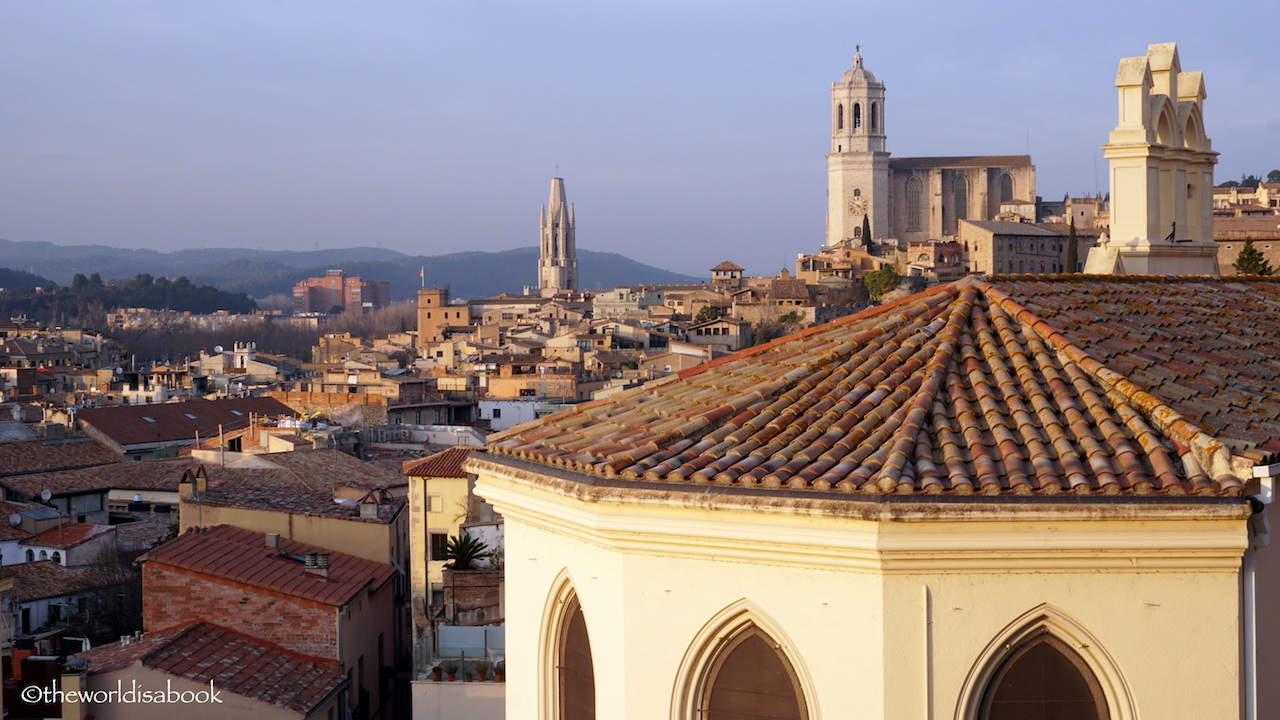 Girona cathedral view