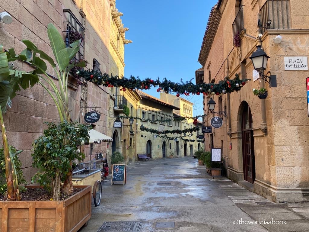 Poble Espanyol street