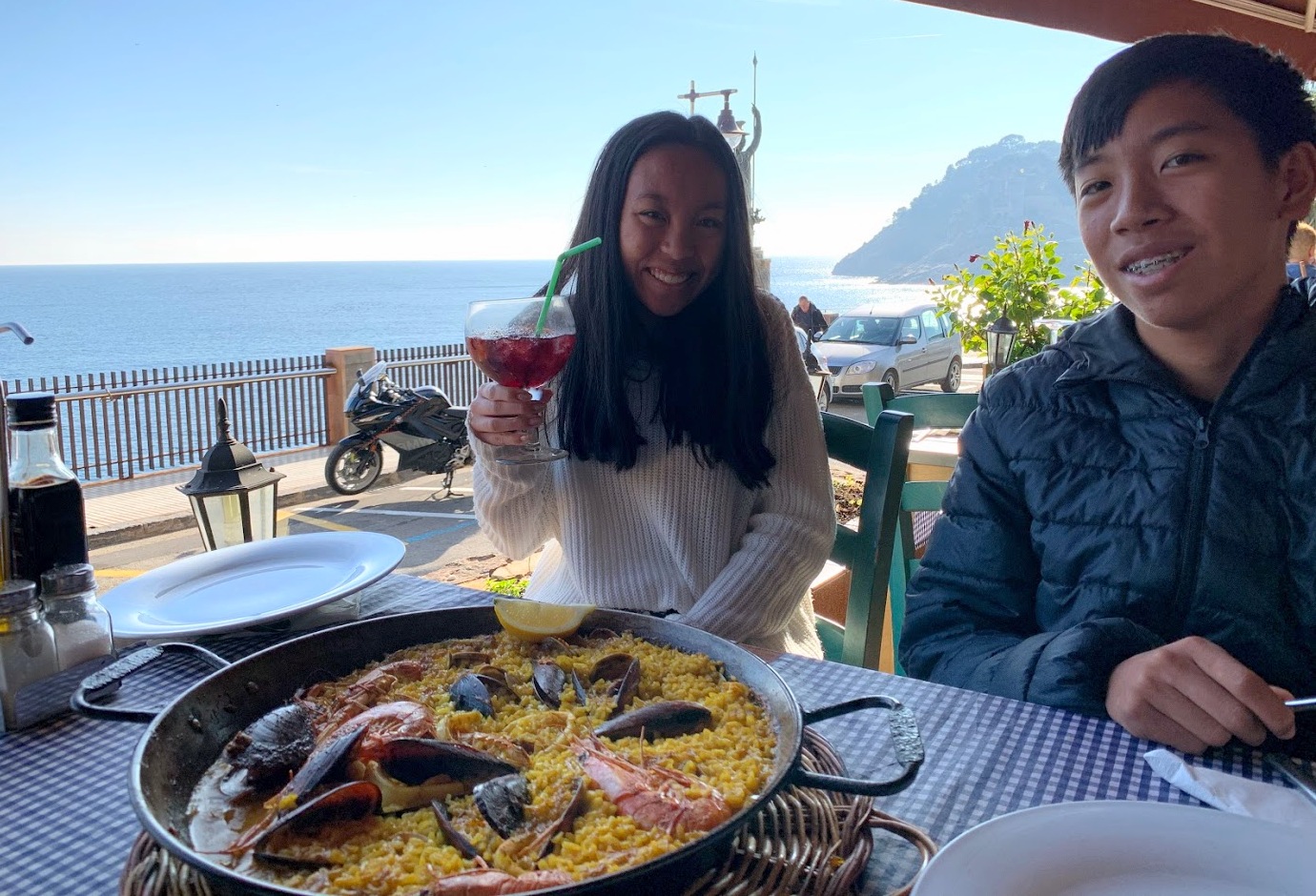 Tossa de Mar lunch paella