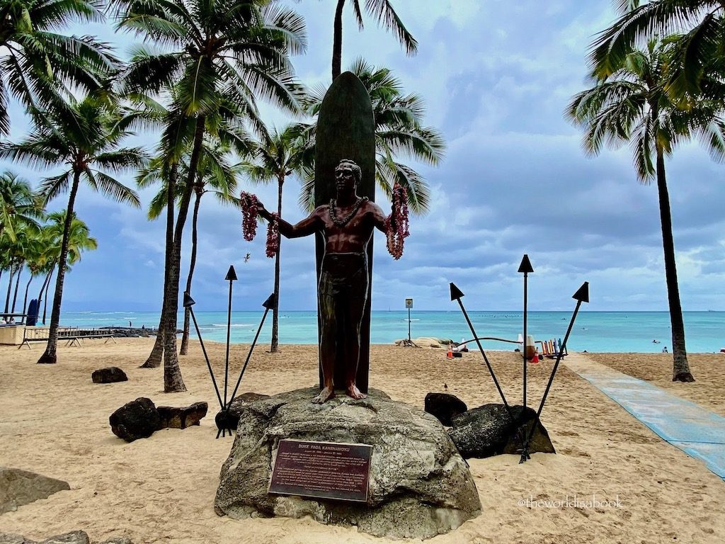 Waikiki Duke Paoa Kahanamoku Statue