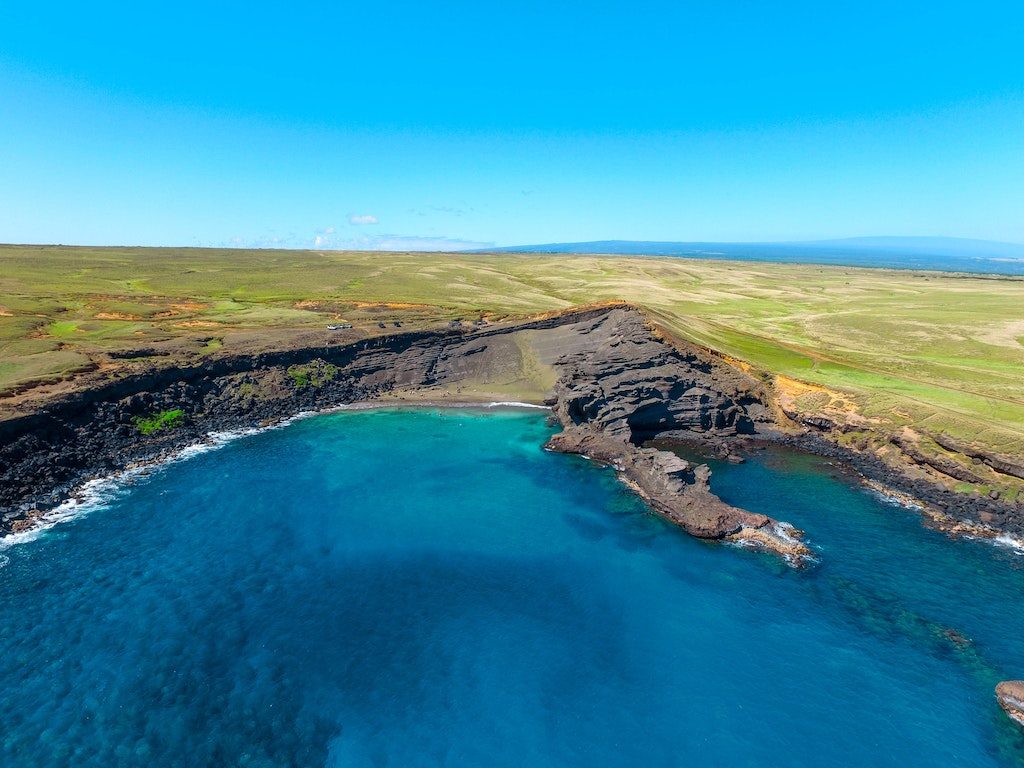 Mahana Beach Green Sand Beach Hawaii