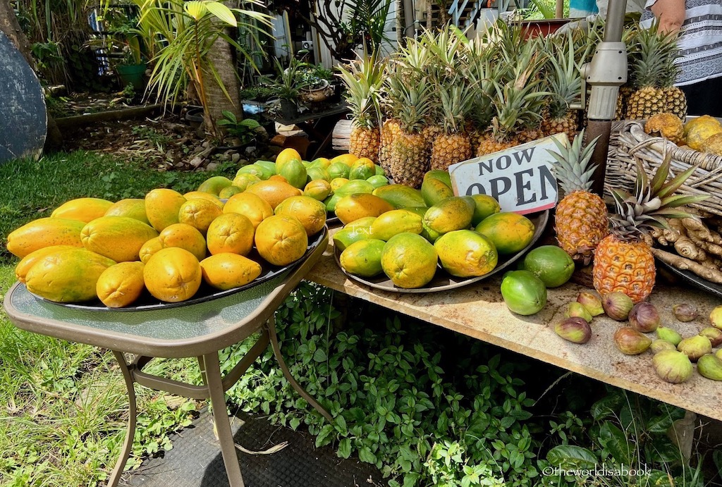 hawaii fruit stand