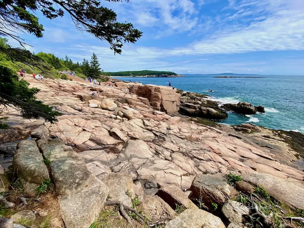 Acadia National Park granite coast