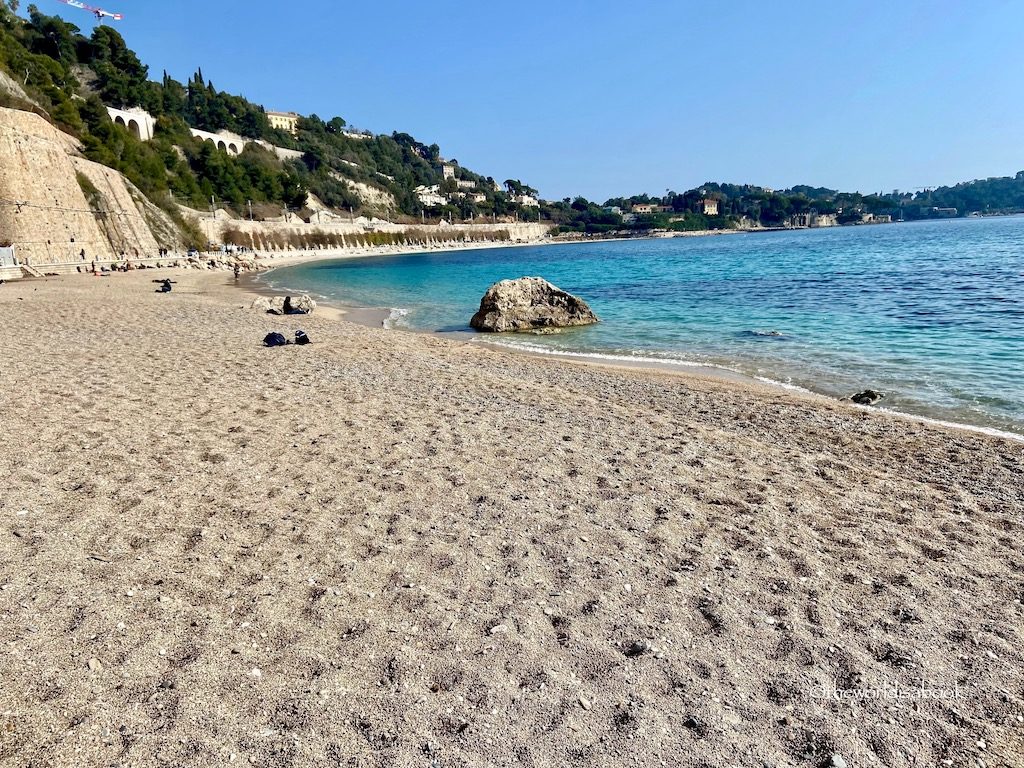 Villefranche-sur-Mer beach Plage des Marinieres