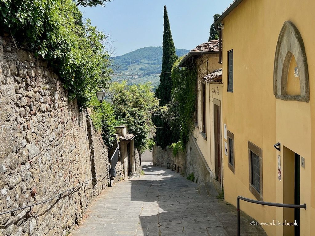 Etruscan walls Fiesole Italy