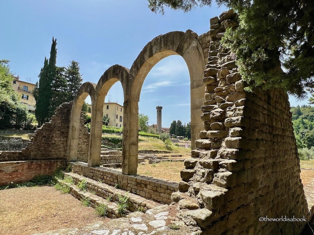 Roman Baths Fiesole Italy