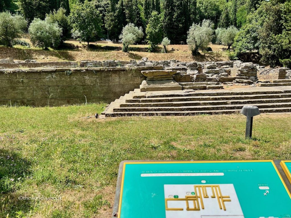 Roman Temple Fiesole Italy