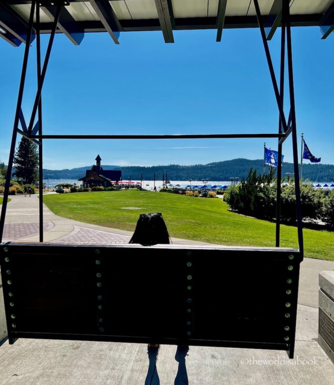 McEuen Park swing Coeur d'Alene