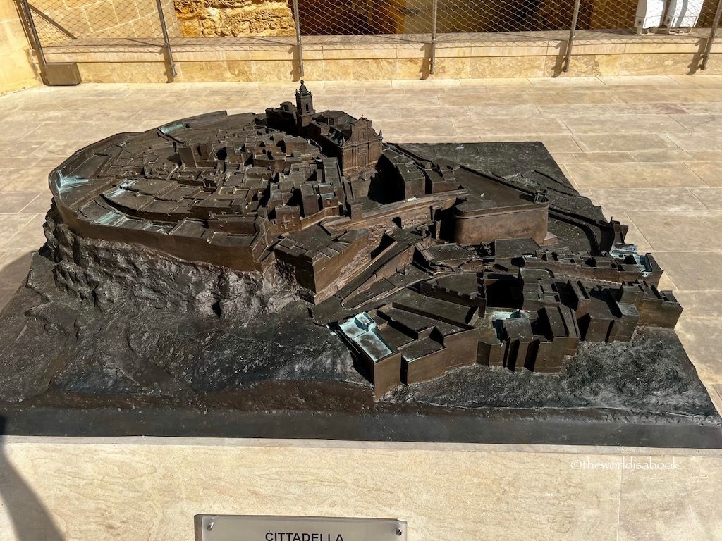 Gozo Citadel model