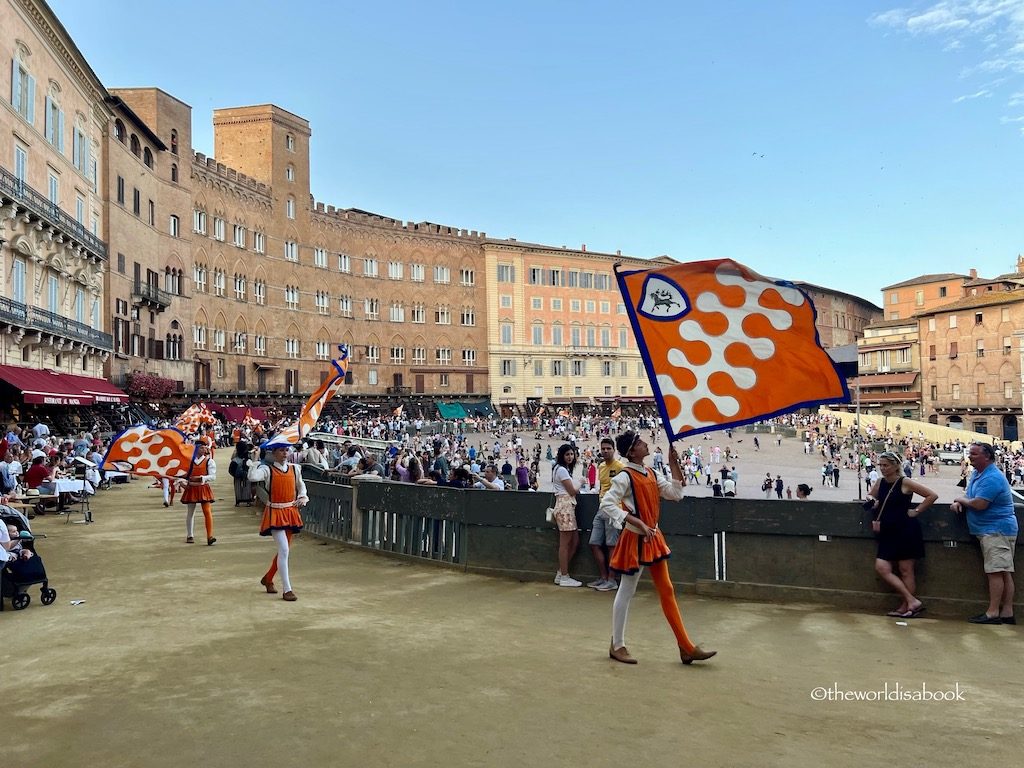 Siena palio parade