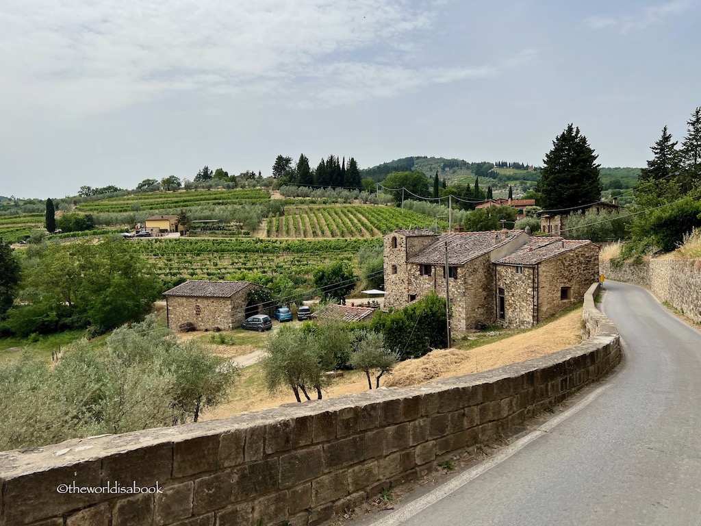 Road to Montefioralle Winery