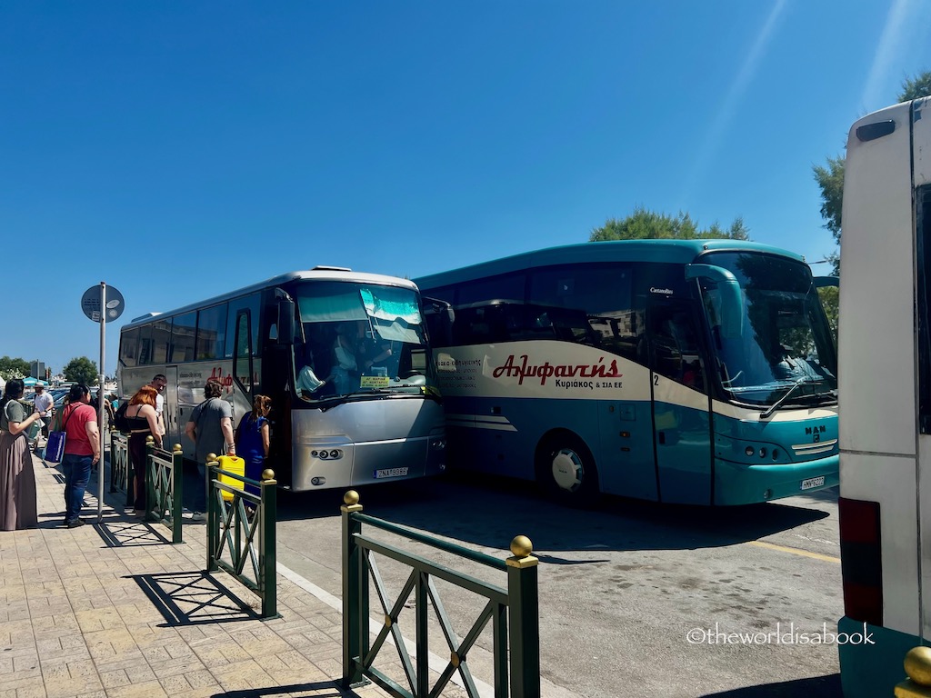 Aegina Greece bus