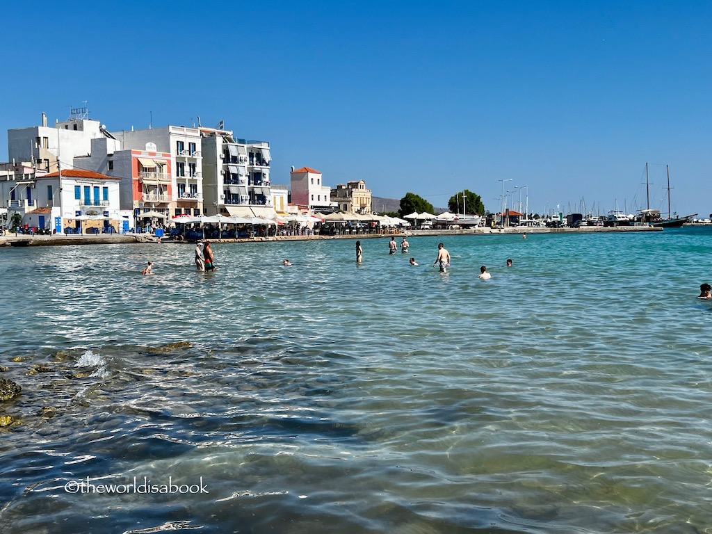 Aegina beach