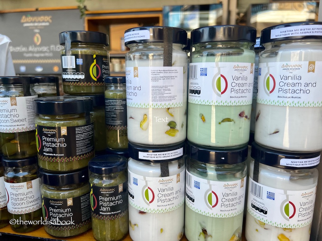 Aegina pistachio products