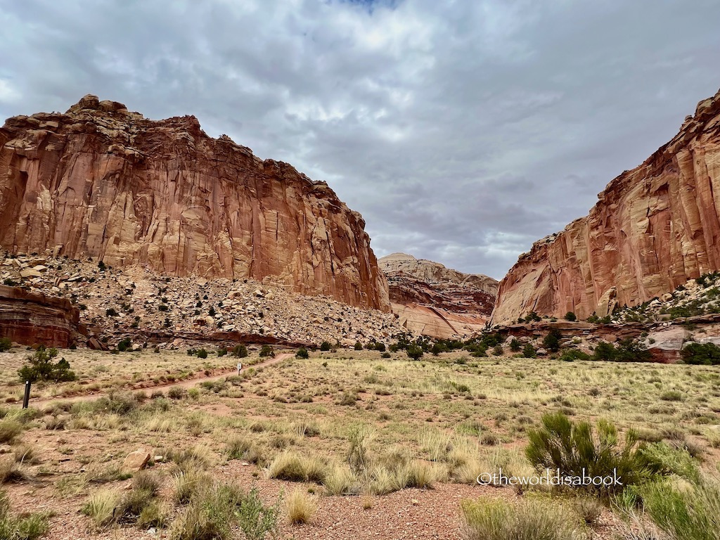 Capitol Reef National Park Capitol Gorge Road