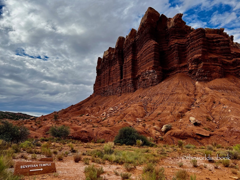 Capitol Reef National Park Egyptian Temple