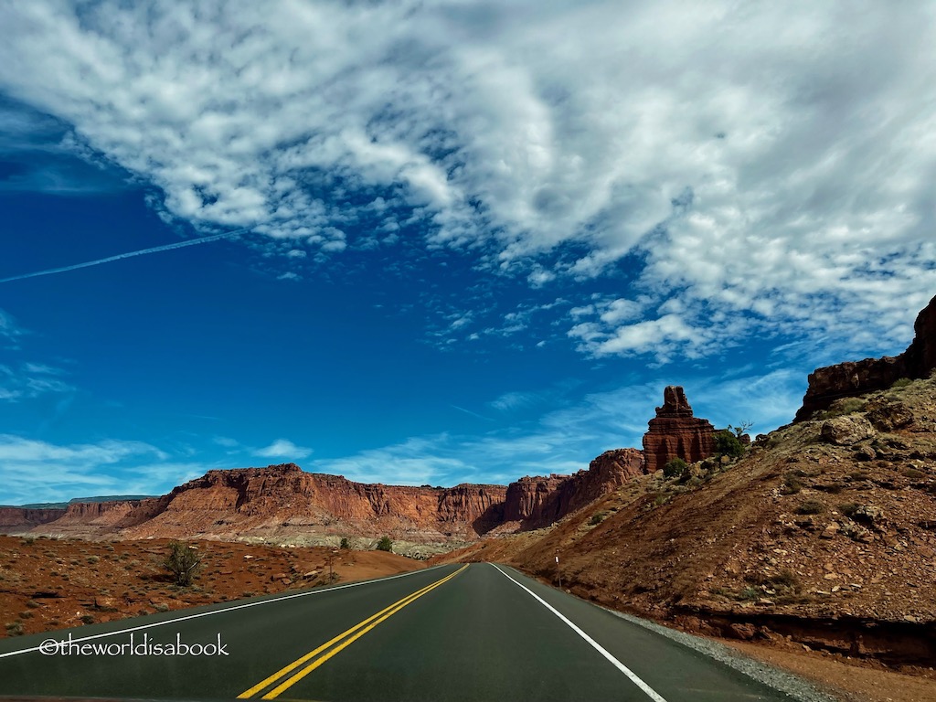 Capitol Reef National Park road