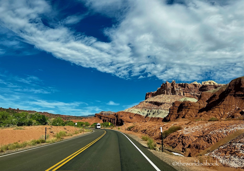 Capitol Reef National Park road