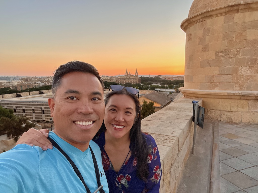 Malta sunset for couples