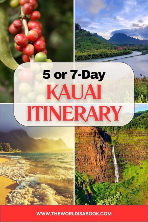 5 or 7-Day Kauai Itinerary