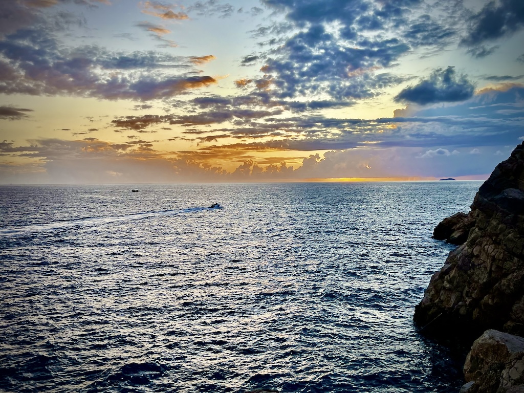 Sunset from Buza II Bar