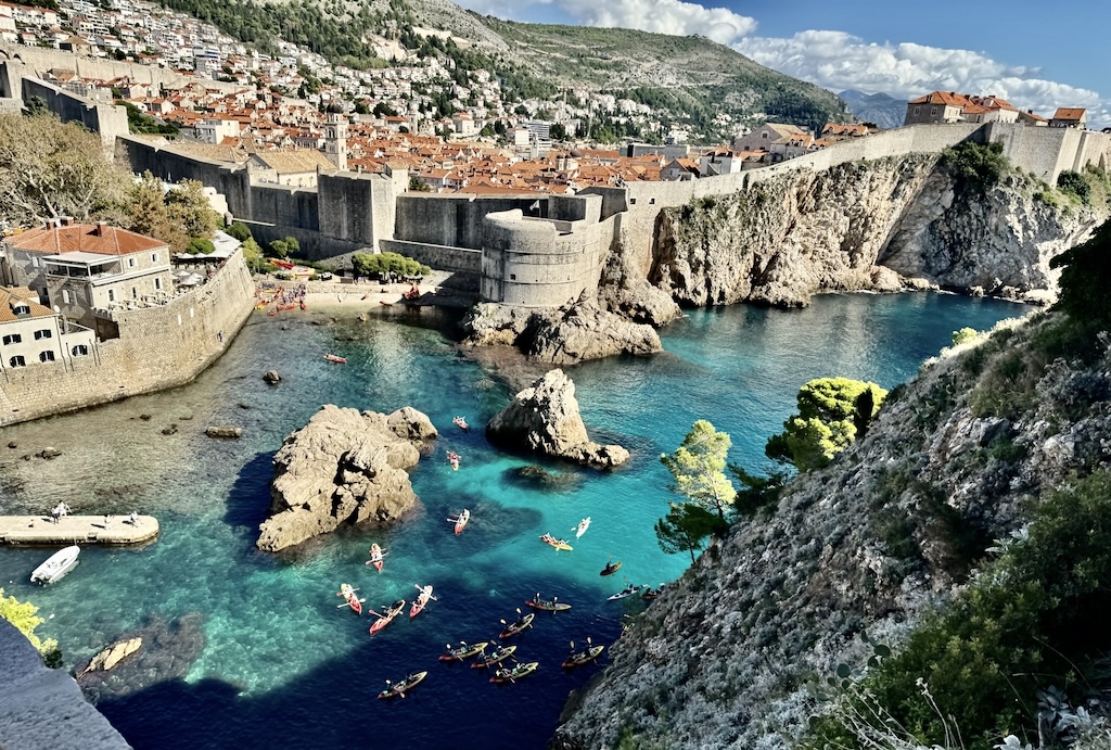 View from Fort Lawrence Dubrovnik